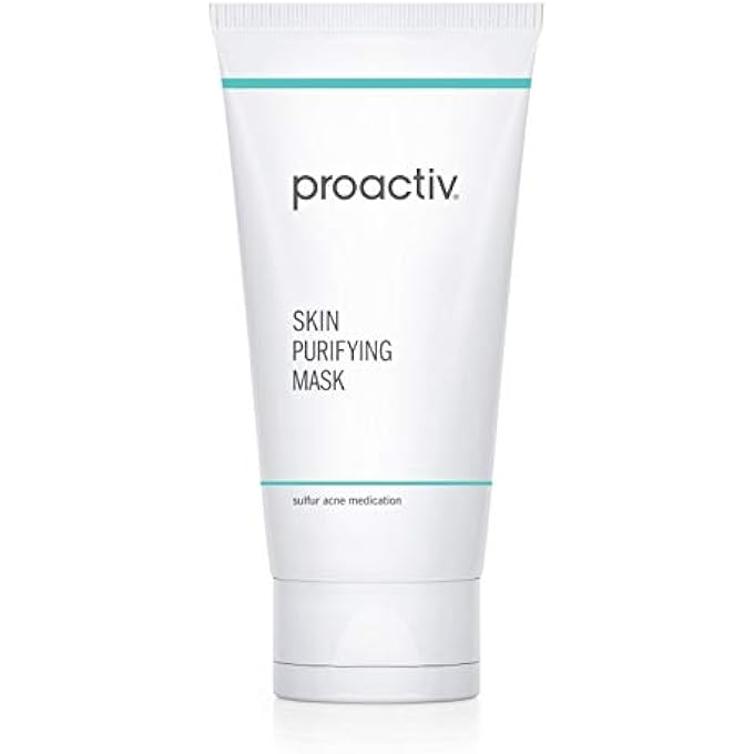 Proactiv SKIN PURIFYING ACNE FACE MASK AND ACNE SPOT TREATMENT, DETOXIFYING FACIAL MASK WITH 6% SULFUR, 90 DAY SUPPLY, CREAM, 3 OZ - Image 1